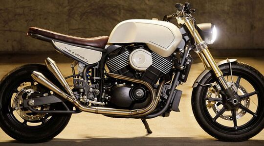 Illustratie voor: Deze customized Harley Davidson is de perfecte mix van ruw en stijlvol