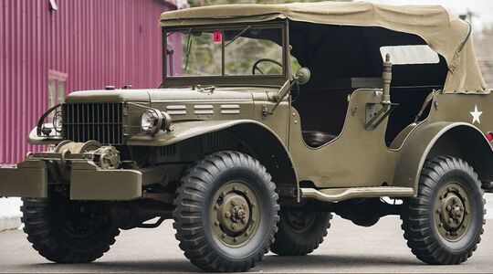 Illustratie voor: Uitgelezen kans: deze historische Dodge uit 1945 gaat onder de hamer