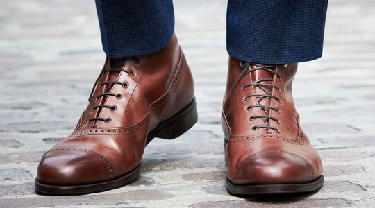 Leren schoenen poetsen schoonmaken MAN MAN