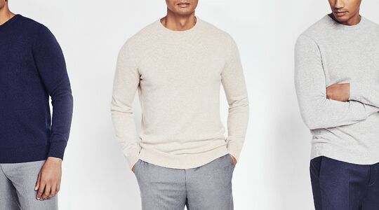 cashmere truien mannen No Label MAN MAN