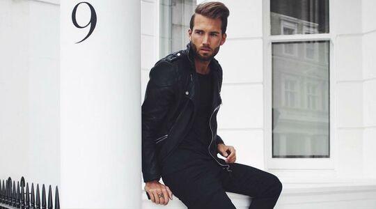 all black outfit MAN MAN