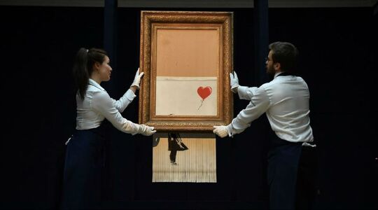 banksy schilderij museum MAN MAN