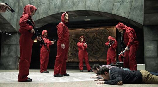 la casa de papel seizoen 3 MAN MAN