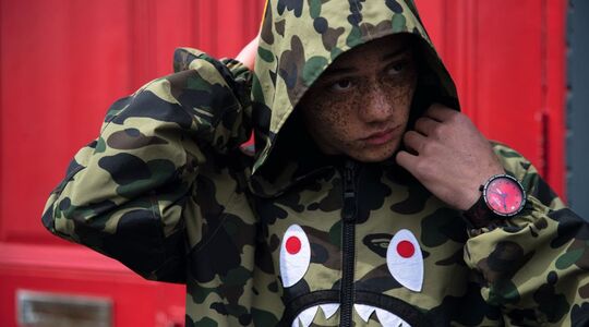 swatch bape horloges mannen