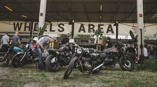 Pure & Crafted muziekfestival motorrijders