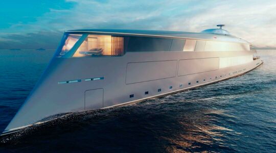 Superjacht door Sinot voor Bill Gates