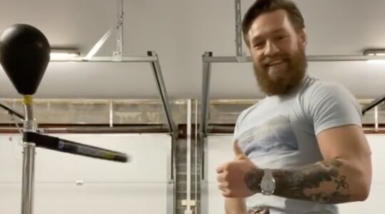 Conor McGregor rolex horloge thuis sporten