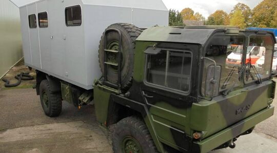 Camper leger vrachtwagen