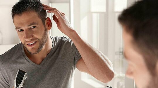 zelf je haar knippen man kapsel bijwerken thuis