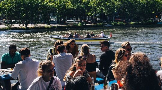 leukste terrassen in Amsterdam