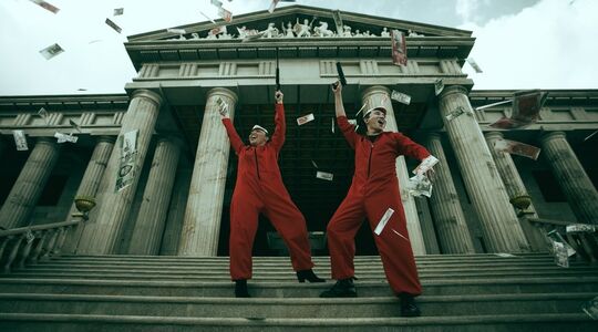 La Casa de Papel fotoshoot