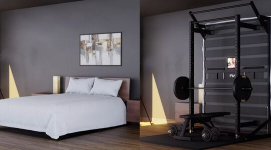 thuis sporten gym pivot bed