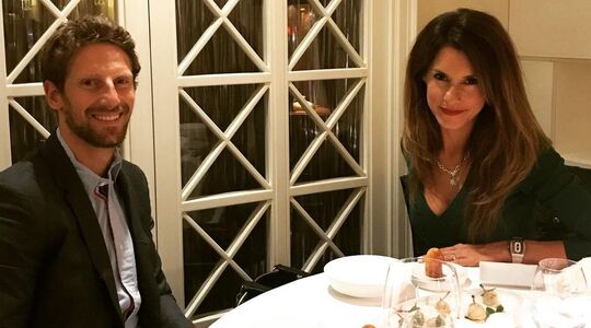 vrouw Romain Grosjean Marion Jolles