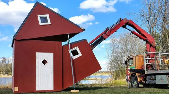 uitvouwbare mini-huis