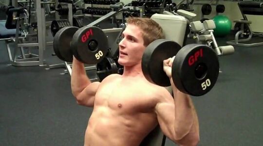 dumbbell shoulder press oefening (1)
