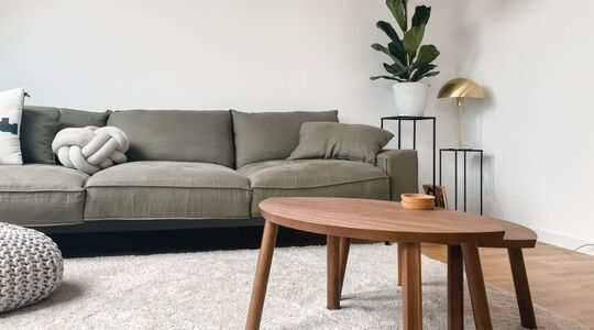 belangrijke meubels in huis van een man