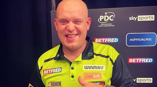 wagens Michael van Gerwen darten