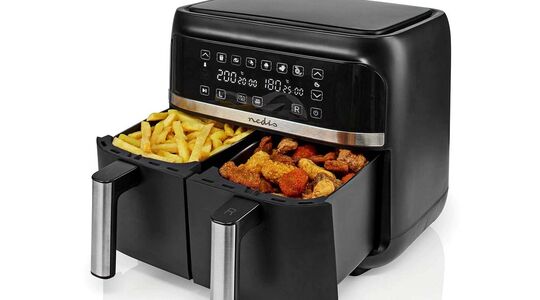 dubbele airfyer twee manden apart action te koop