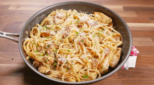 pasta carbonara met kip