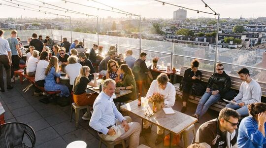 leuke rooftop barren restaurants amsterdam