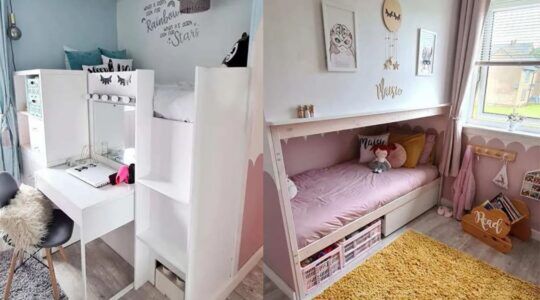 De omgebouwde kamers