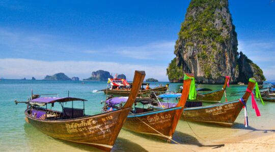 Een strand in Thailand