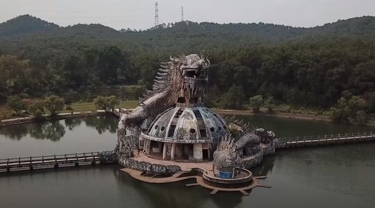 verlaten waterpark