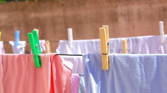 waarom was niet binnen opdrogen droogrek