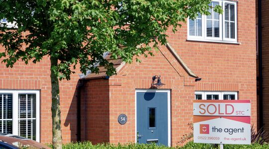 Een woning die te koop staat