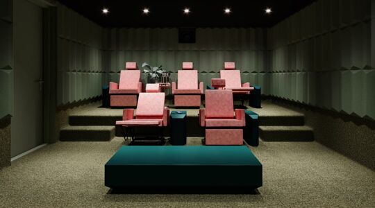 privé bioscoopzaal