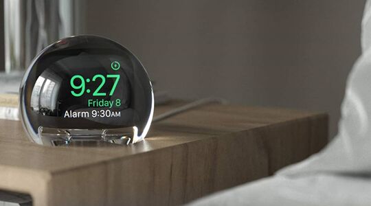 apple watch oplader wekker