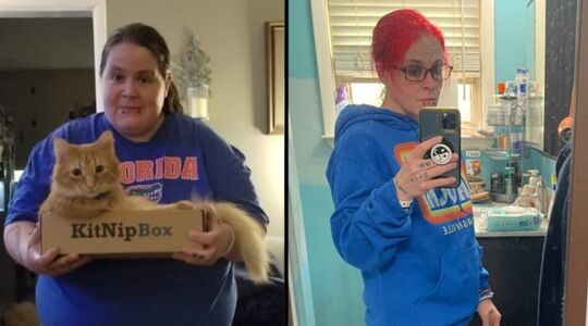 vrouw afgevallen 64 kilo geheim