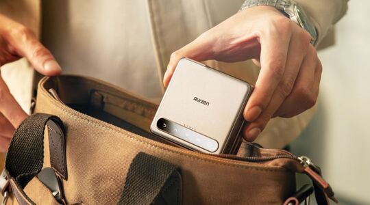 aurzen zip opvouwbare beamer projector