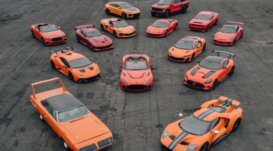 Overzicht van de gehele Orange Collection.