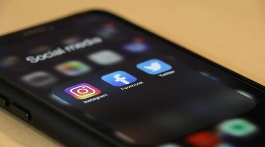 De social media van sociale media gebruikers