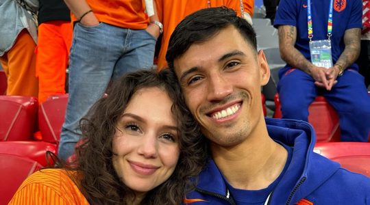 Tijjani Reijnders samen met zijn vrouw Marina Reijnders