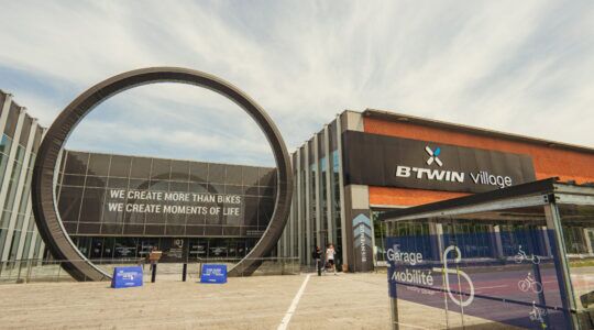 B'Twin Village, het fiets-hoofdkantoor van Decathlon in Lille