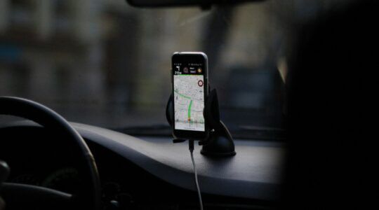 Telefoon in de auto