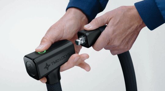 fietsslot met vingerscan