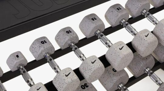 De Dumbbell Set van Nike.