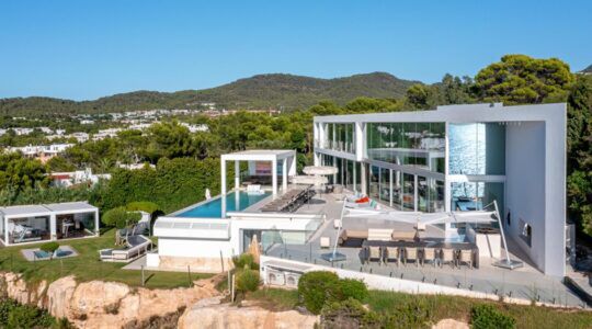 Het vakantiehuis op Ibiza van Lionel Messi.