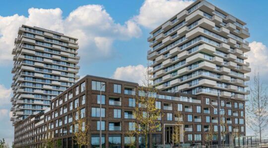 Buitenaanzicht van de nieuwe woning van Geertruida