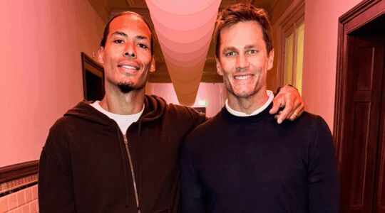 Tom Brady met Virgil van Dijk