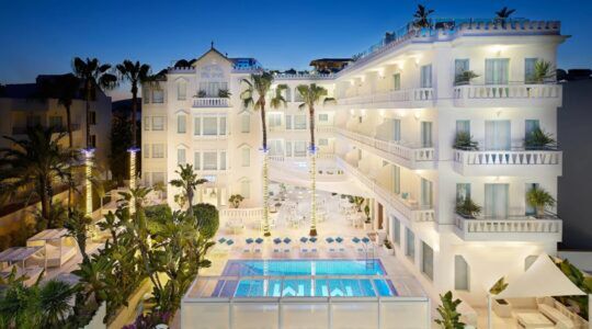 Het hotel van Lionel Messi.