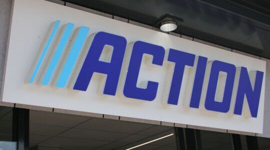 Action, waar ze een prijswinnend product verkopen