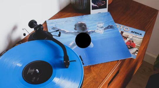 De albumcover van Nirvana waar de rechtszaak over ging.