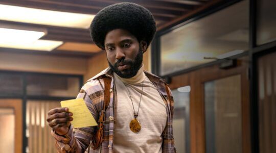 John David Washington in Black Klansman