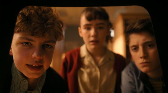 Mikkal Karim Fidler, Jack Molloy Legault en Clara Stack in IT: Welcome to Derry