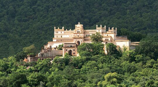 Het tot hotel omgebouwde paleis.