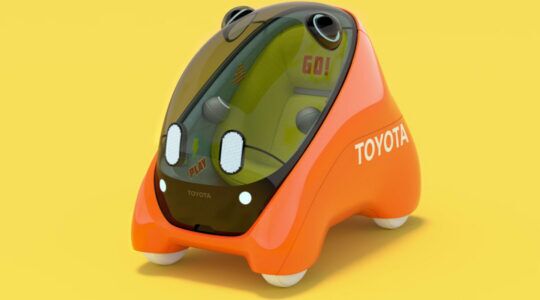 Voertuig voor kinderen van Toyota in kwestie Kids Mobi